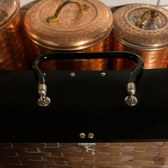 Vintage Dorset Rex fifth avenue bag from the 50s. Metal! Basket weave - Picture 2 of 15